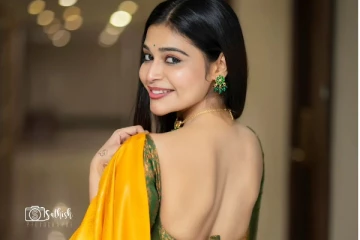 தர்ஷா குப்தா சேலையிலும் கிளாமர் போட்டோஷூட்