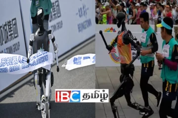 சாதித்து காட்டிய சீனா : மாரத்தான் போட்டியில் ஓடி சாதனை படைத்த ரோபோக்கள் (வைரலாகும் காணொளி)