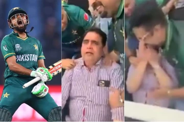 இந்தியாவை வீழத்திய சந்தோஷத்தை தாங்க முடியாமல் மைதானத்தில் கண்ணீர் விட்டு கலங்கிய பாகிஸ்தான் கேப்டனின் தந்தை!