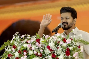 தவெக தலைவர் விஜய்...தேர்தலில் வெற்றி மகுடம் சூடிய 2 பேருக்கு மட்டும் வாழ்த்து!
