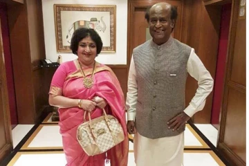 நடிகர் ரஜினிகாந்திற்காக மொட்டை போட்டு கொண்ட லதா!