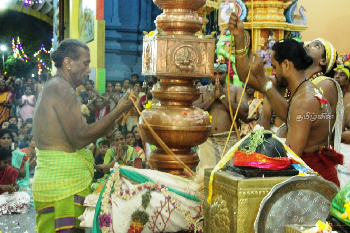ஸ்ரீமாமாங்கேஸ்வரர் ஆலயத்தின் வருடாந்த மஹோற்சவம் கொடியிறக்கத்துடன் நிறைவு | Mamangeswara Temple Cultural Event