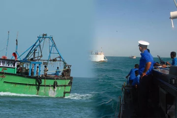 இலங்கை கடற்பரப்பில் இந்திய கடற்றொழிலாளர்கள் கைது