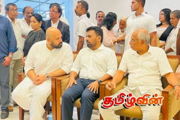 நாடாளுமன்ற உறுப்பினர் சாணக்கியனின் தந்தையின் பூதவுடலுக்கு ஜனாதிபதி அஞ்சலி