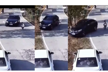 Viral Video : சாலையை கடக்க ஒடி வந்த சிறுவன்... நூலிழையில் உயிர் தப்பிய அதிசயம்...!