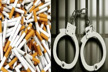சட்டவிரோத சிகரெட்டுகளுடன் இருவர் கைது