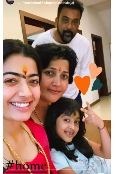நடிகை ராஷ்மிகா மந்தனாவின் அப்பா, அம்மாவை பார்த்துள்ளீர்களா.. இதோ புகைப்படம் பாருங்க | Rashmika Mandanna Father Mother Photo