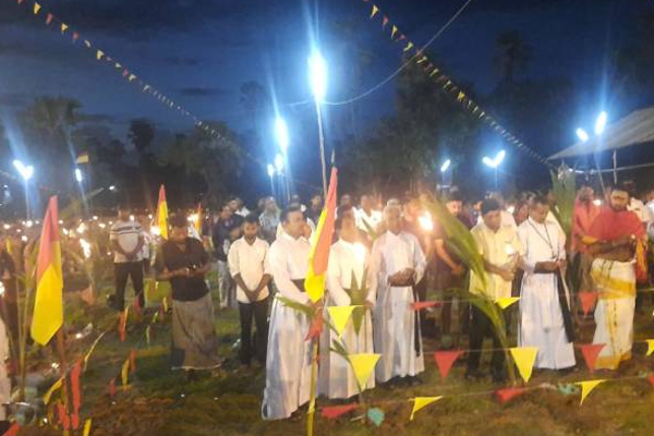 யாழ்.சாட்டி மாவீரர் துயிலும் இல்லத்தில் வெகு சிறப்பாக நடைபெறும் மாவீரர் நினைவேந்தல்! | Jaffna Saati Illam Maaveerar Naal Memorial