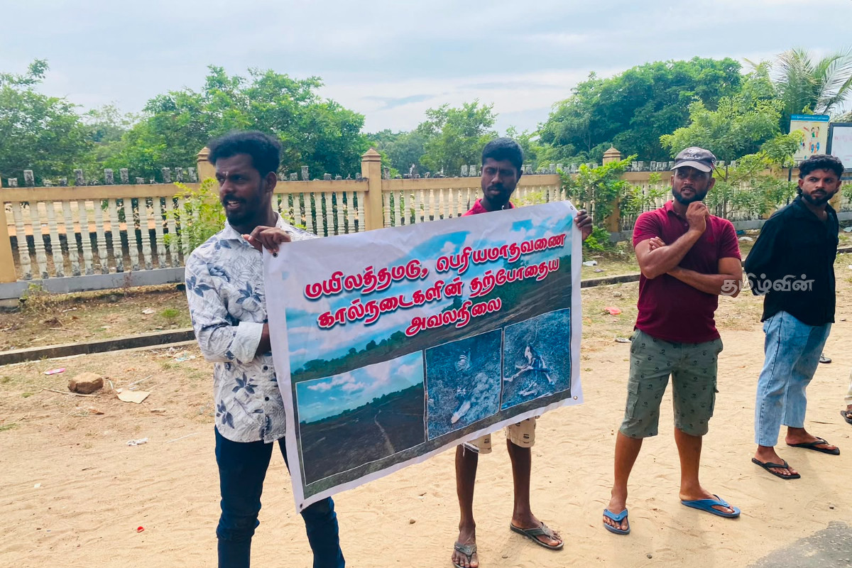 மாபெரும் கவனயீர்ப்பு போராட்டத்தை முன்னெடுத்துள்ள மயிலத்தமடு - மாதவனை கால்நடை பண்ணையாளர்கள் | Mayilathamadu And Madhavanai Livestock Farmers