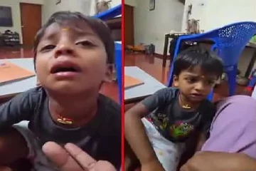 ஆங்கிலத்தில் பேசாதே... தமிழில் பேசு அம்மா; வைரலாகும் சிறுவனின் காணொளி