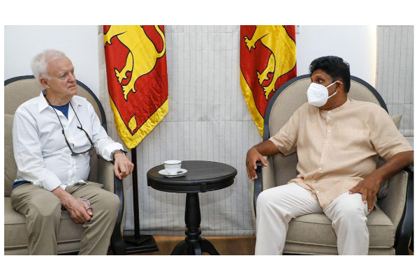 ஜோ பைடனின் முன்னாள் ஆலோசகருக்கும் சஜித் பிரேமதாசவுக்கும் இடையில் விசேட சந்திப்பு! (படம்) | Special Meeting Between Bob Gerry Sajith Premadasa