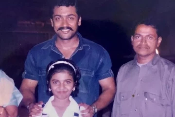 சூர்யாவுடன் இருக்கும் இந்த பிரபல நடிகை யார் தெரியுமா.. இதோ பாருங்க