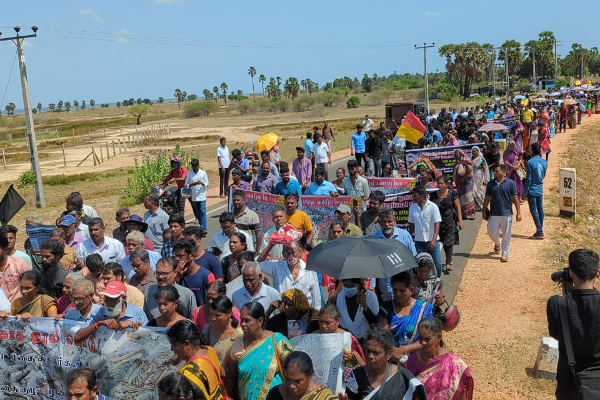 மனிதப் புதைகுழிக்கு நீதிவேண்டி கடலென திரண்ட மக்கள்! | People Gathered For Justice Human Burial Ground