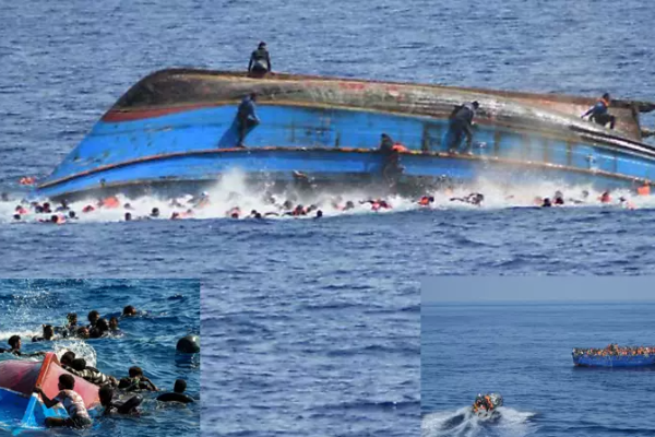 அகதிகளுடன் நடு கடலில் கவிழ்ந்த படகு ; 20 பேர் பலி | Boat Capsizes In Mid Sea With Refugees 20 Dead