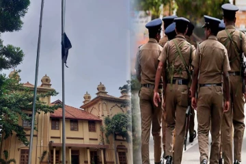 யாழ். பல்கலையில் பறக்கவிடப்பட்ட கறுப்புக்கொடி:மூன்று மாணவர்கள் விசாரணைக்கு அழைப்பு