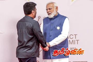 நரேந்திர மோடியின் விசேட இரவு விருந்துபசாரத்தில் ஜனாதிபதி அநுர