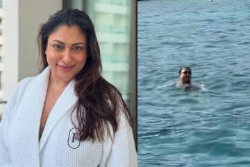 ஸ்பெயின் கடற்கரையில் ஹாயாக ஒரு குளியல்!! நடிகை மாளவிகாவின் புகைப்படங்கள்..