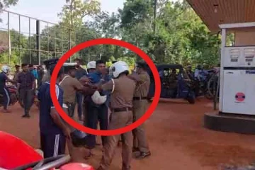 பொலிஸாருடன் முறுகல்;  வவுனிய நகர சபை உறுப்பினர் அதிரடியாக  கைது!
