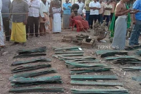 1000 ஆண்டுகளுக்கு முந்தைய செப்பேடுகள், ஐம்பொன் சிலைகள் கண்டெடுப்பு! | 1000 Year Old Coppers Aimbon Idols Discovered