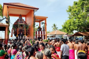 யாழில் 35 ஆண்டுகளின் பின் கோலாகலமாக இடம்பெற்ற ஆலய தேர்