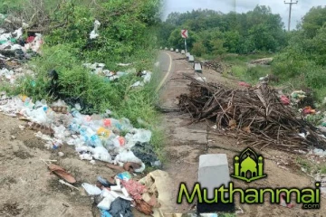 கிண்ணியா பிரதான வீதியில் குப்பை கூளங்கள்: பொதுமக்கள் விசனம்