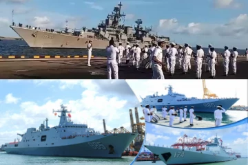 இலங்கை விரைந்துள்ள இந்திய மற்றும் சீன போர் கப்பல்கள்: காரணம் என்ன..!