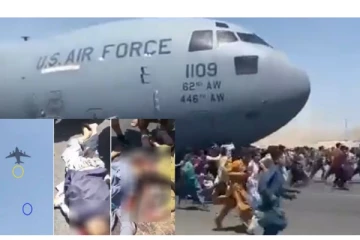 ஆப்கானிஸ்தானிலிருந்து கத்தாரில் தரையிறங்கிய அமெரிக்க விமான சக்கர பகுதியில் மனித உடல் பாகங்கள் கண்டெடுப்பு!