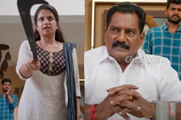 அரிவாளுடன் வந்து மிரட்டிய ஜனனி, ஆடிப்போய் புதிய பிளான் போட்ட குணசேரகன்.. எதிர்நீச்சல் தொடர்கிறது பரபரப்பு புரொமோ | Ethirneechal Thodargiradhu Serial Promo August 11