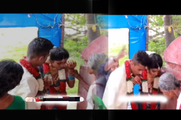 புது மணமக்களை முட்டிப்பார்த்த உறவினருக்கு நேர்ந்த கதி! | Banging Married Couple Head
