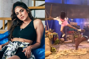 ஹீரோக்களுக்கு இணையான ஆக்ஷன் காட்சியில் நடிகை மாளவிகா மோகனன்.. வைரல் வீடியோ