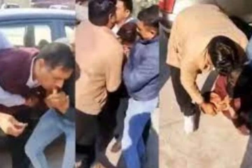 ரூபாய் நோட்டுகளை கத்தையாக விழுங்கிய நபர்! வாய்க்குள் கைவிட்டு எடுத்து கைது செய்த பொலிஸ் வீடியோ