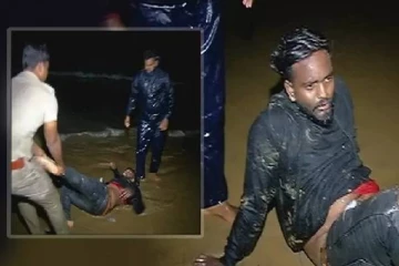 நள்ளிரவில் மெரினாவில் பரபரப்பு; பெண்ணின் கழுத்தை அறுத்து நகை, பணம் திருட்டு - துரத்தி பிடித்த போலீசார்