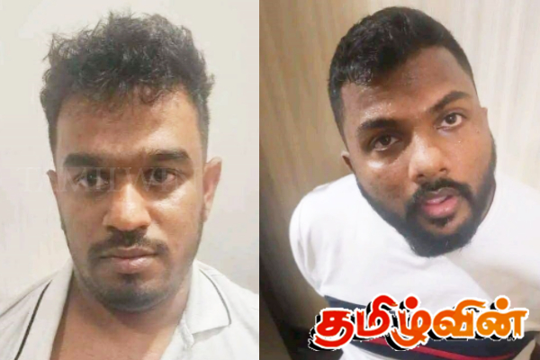 இந்தோனேசியாவில் கைது செய்யப்பட்ட இரு பாதாள குழு தலைவர்கள் நீதிமன்றத்தில் முன்னிலை | Backhoe Saman And Thembili Lahiru Court
