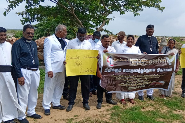 இனப்பிரச்சினைக்கு அர்த்தம் தெரியாத அநுர அரசாங்கம்! யாழ். குரு முதல்வர் எடுத்துரைப்பு | Protest For Justice For The Semmani Massacre இனப்பிரச்சினைக்கு அர்த்தம் தெரியாத அநுர அரசாங்கம்! யாழ். குரு முதல்வர் எடுத்துரைப்பு | Protest For Justice For The Semmani Massacre