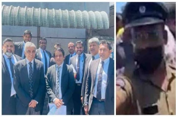 போராட்டத்தில் ஈடுபட்ட பொலிஸ் உத்தியோகத்தருக்கு பிணை!  இலவசமாக ஆஜரான 12 சட்டத்தரணிகள்