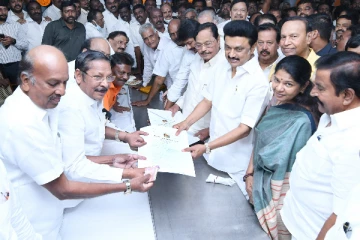 திமுக தலைவர் பதவிக்கு முதலமைச்சர் மு.க.ஸ்டாலின் வேட்பு மனு தாக்கல்