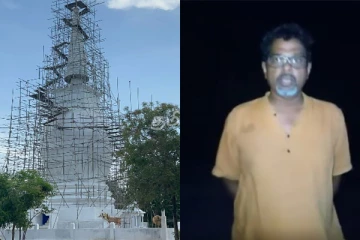 யாழ்.தையிட்டியில் பொலிஸார் அடாவடி! நள்ளிரவில் சட்டத்தரணி காண்டீபன் ஆதங்கம் (Video)