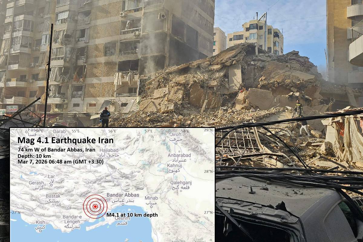 போர் பதற்றத்திற்கு மத்தியில் ஈரானில் மீண்டும் நிலநடுக்கம் | Another Earthquake Hits Iran Amid War Tensions
