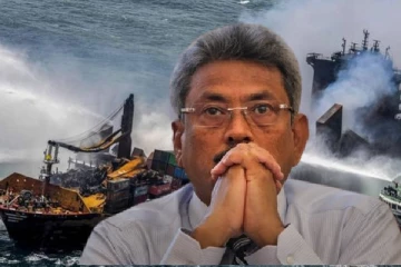 இலங்கை கடற்பரப்பில் தீப்பற்றிய கப்பல்! ஜனாதிபதி கோட்டாபயவுக்கு பறந்தது கடிதம்