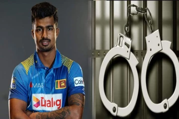இலங்கை கிரிக்கெட் அணி வீரர் கைது