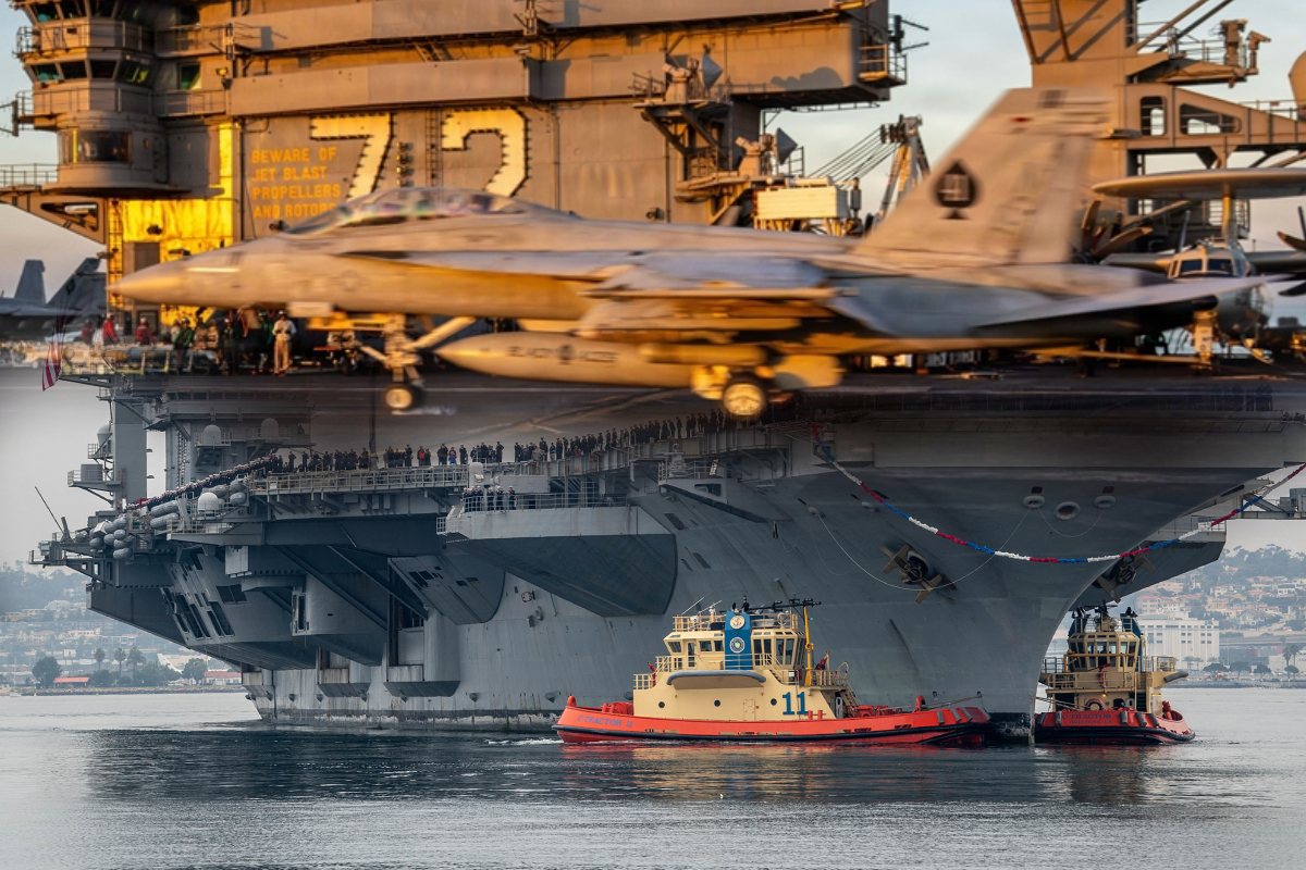 ஈரானுக்கு எதிரான தாக்குதல் களத்தில் USS Abraham Lincoln! மதியக்கிழக்கில் அதிகரித்த பதற்றம் | Uss Abraham Lincoln On The Offensive Against Iran ஈரானுக்கு எதிரான தாக்குதல் களத்தில் USS Abraham Lincoln! மதியக்கிழக்கில் அதிகரித்த பதற்றம் | Uss Abraham Lincoln On The Offensive Against Iran