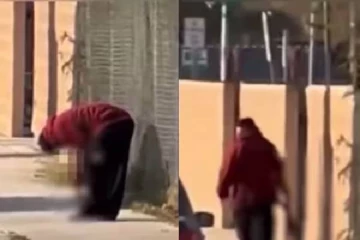 மனித காலை கடித்து தின்ற நபர்... அதிர்ச்சியில் மக்கள்: வைரல் காட்சி இதோ!