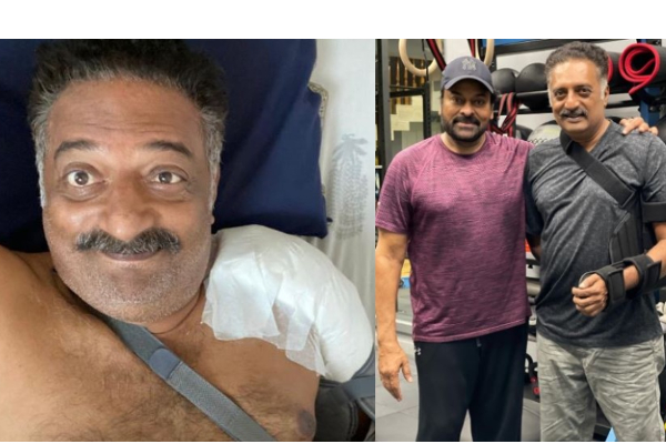 அறுவை சிகிச்சைக்குப்பின் ஜிம்மில் சிரஞ்சீவியுடன் பிரகாஷ் ராஜ் :  புகைப்படம் வைரல் | Cinema Viral Photo