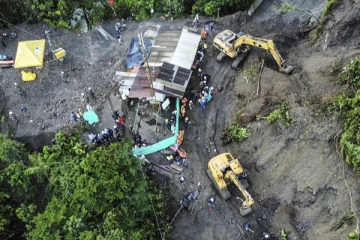 கொலம்பியாவில் மண்சரிவில் 34 பேர் பலி