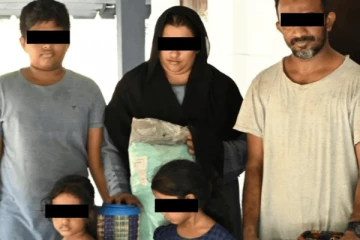 தமிழகத்தில் தஞ்சமடைந்த ஒரே குடும்பத்தை சேர்ந்த 5 இலங்கைத் தமிழர்கள்!