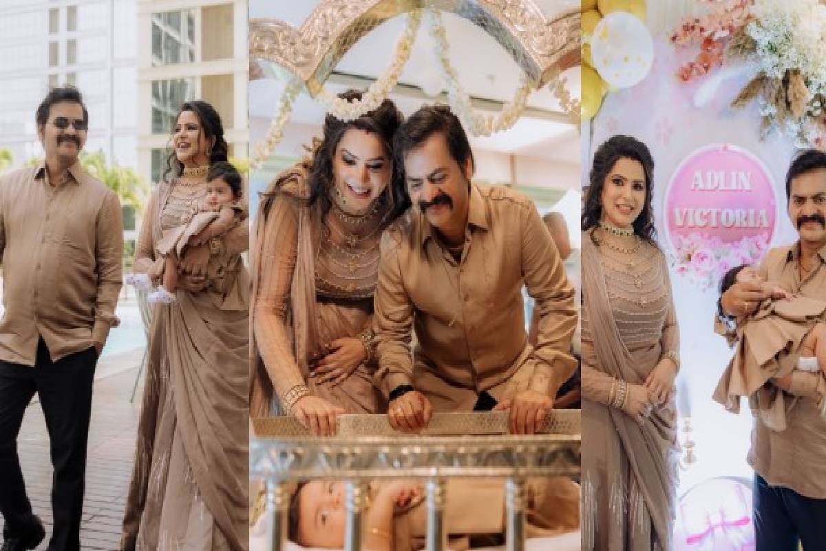 மகளின் முதலாவது பிறந்த நாள்... அசத்திய ரெடின் கிங்ஸ்லி- சங்கீதா | Redin Kingsley Sangeethas Daughter First Birthday