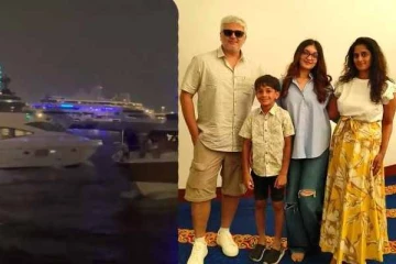 நடுக்கடலில் அஜித் மகளின் பிறந்தநாள் கொண்டாட்டம்- ரசிகர்களை பார்த்தவர் என்ன செய்தார் பாருங்க, வீடியோ