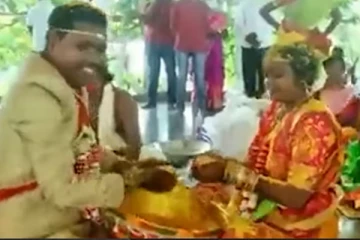 திருமணத்தின் போது மாப்பிள்ளைக்கு பதிலாக வந்த விருந்தாளி! அந்த கூத்தை நீங்களே பாருங்க