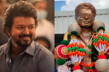 விஜய்க்காக வைக்கப்பட்ட முழு சிலை, இணையத்தில் வைரலான புகைப்படங்கள்!
