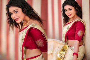 தர்ஷா குப்தா சேலையில் அழகிய போட்டோஷூட்